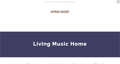Desktop Screenshot of livingmusic.com.au