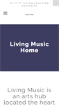 Mobile Screenshot of livingmusic.com.au